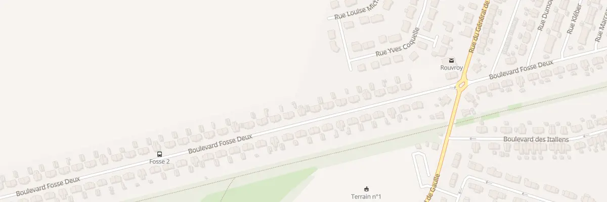 Plan du 267 Bd Fosse Deux à Rouvroy