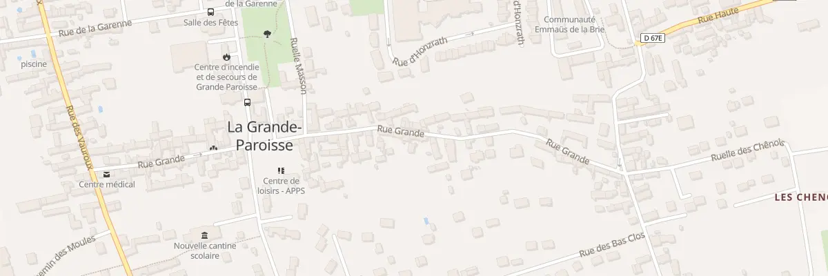 Plan du 50 Grande Rue à La Grande-Paroisse