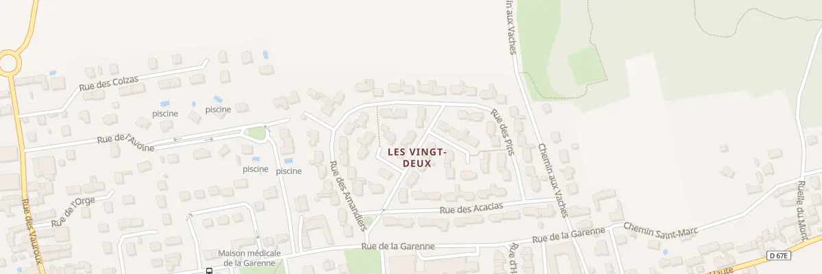 Plan du 5 Rue des Prunus à La Grande-Paroisse