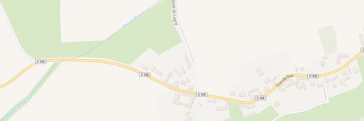 Plan du 2 Rte de Lagny à Cuy