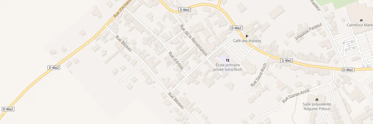 Plan du 20 Rue d’Artois à Rouvroy
