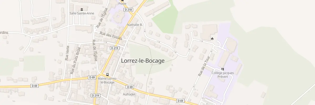 Plan du 12 Rue de la Tour à Lorrez-le-Bocage-Préaux