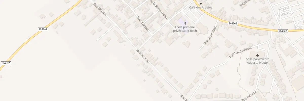 Plan du 20 Rue Bezeau à Rouvroy