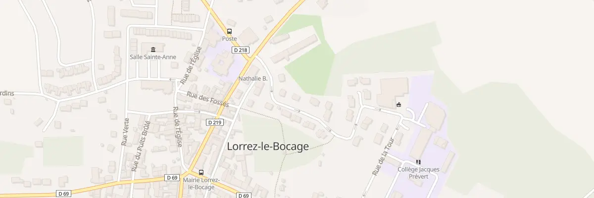 Plan du 5 Rue de la Tour à Lorrez-le-Bocage-Préaux