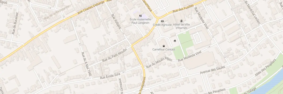 Plan du 5 Rue des Fusillés à Harnes