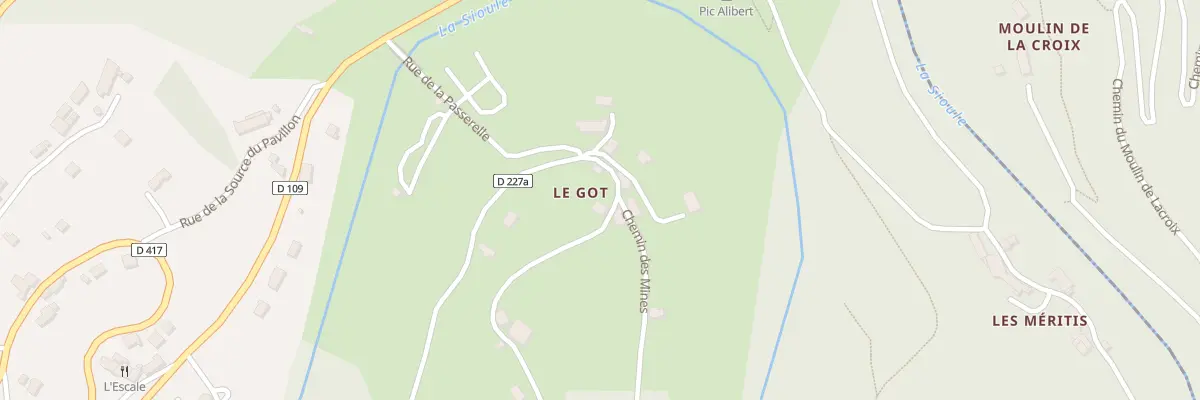 Plan du 5192 Le Got à Châteauneuf-les-Bains