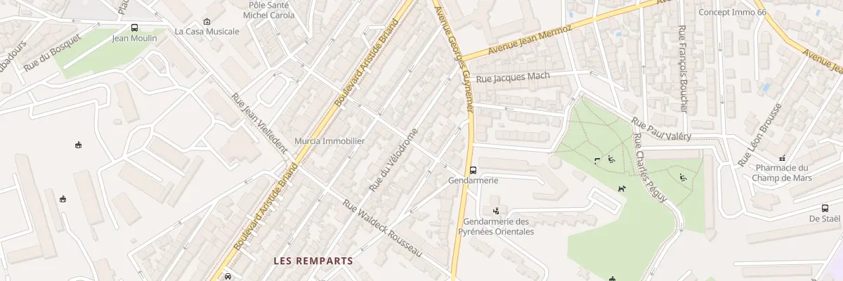 Plan du 21 Rue du Vélodrome à Perpignan