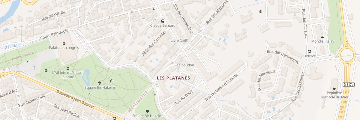 Plan du 14 Rue des Mimosas à Perpignan