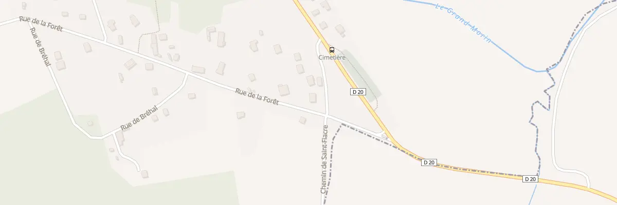 Plan du 2 Rue de la Forêt à Tigeaux