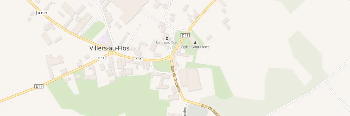Plan du 2 Rue du Transloy à Villers-au-Flos