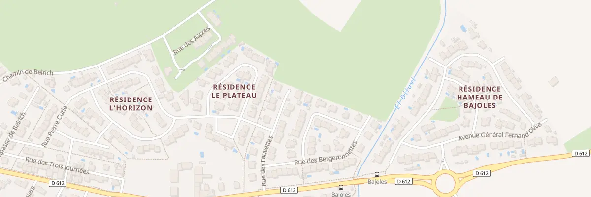 Plan du 17 Rue des Fauvettes à Bages