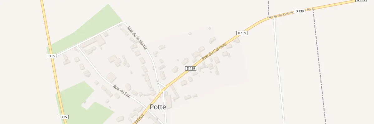 Plan du 5 Rue du Calvaire à Potte