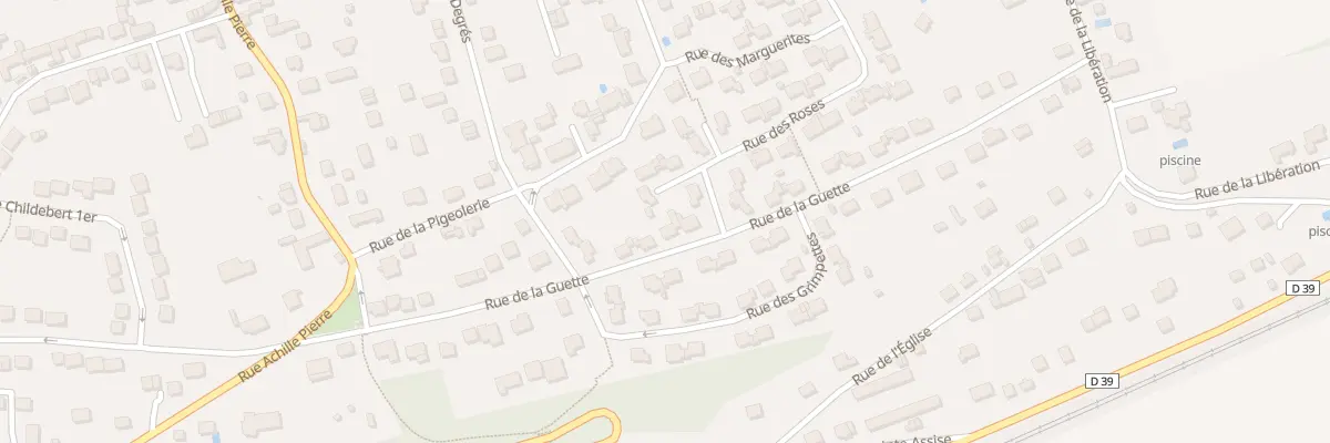 Plan du 13 Rue de la Guette à La Grande-Paroisse