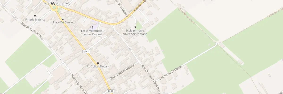 Plan du 60 Rue du Chevalier de la Barre à Sainghin-en-Weppes