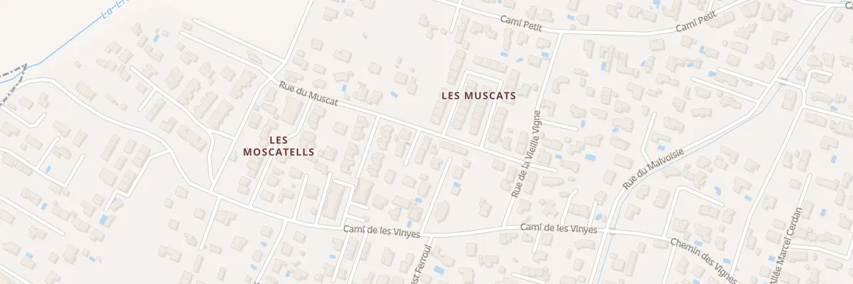 Plan du 9 Rue du Muscat à Pia
