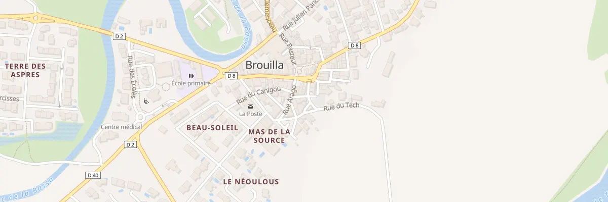 Plan du 2 Rue du Souvenir à Brouilla