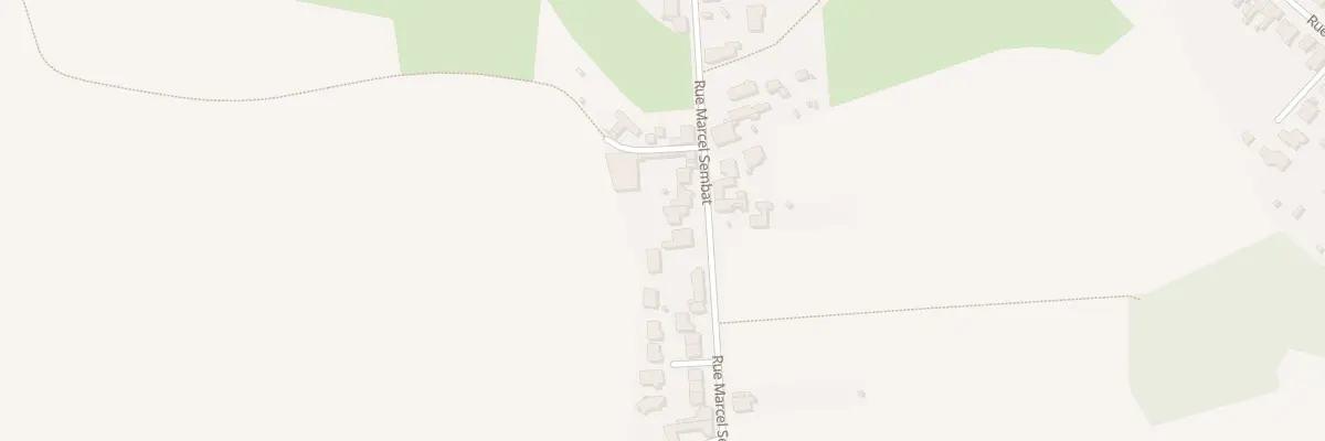 Plan du 593 Rue Marcel Sembat à Sainghin-en-Weppes