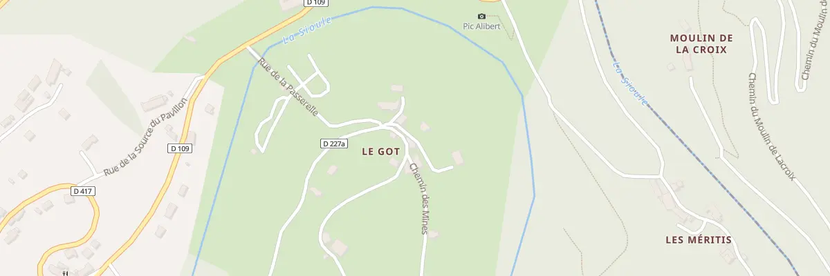 Plan du 5202 Le Got à Châteauneuf-les-Bains