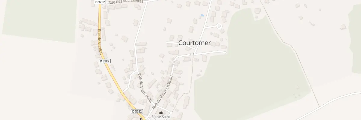 Plan du 22 Rue du Vieux Château à Courtomer