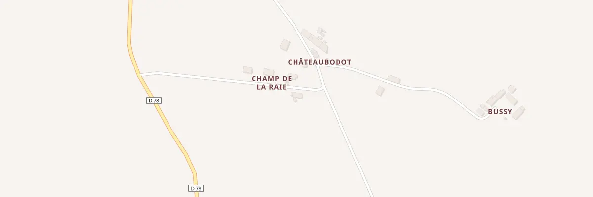 Plan du 204 Chateaubodot à Germigny-l’Exempt