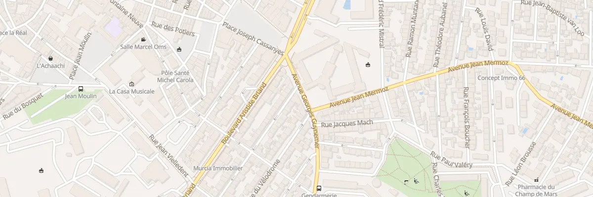 Plan du 8 Av Guynemer à Perpignan