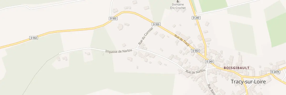 Plan du 26 Rue de Narlou à Tracy-sur-Loire