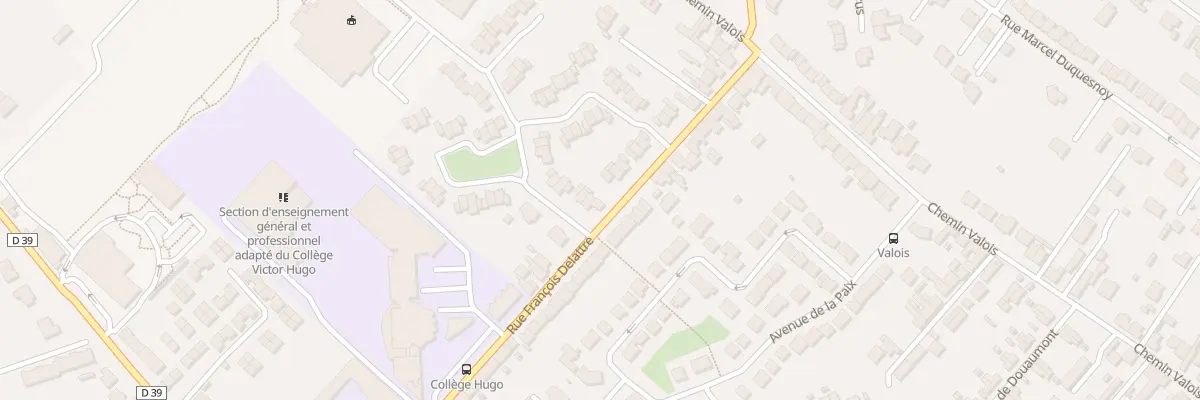Plan du 2 Rue Anc Combattants d’Afrique à Harnes