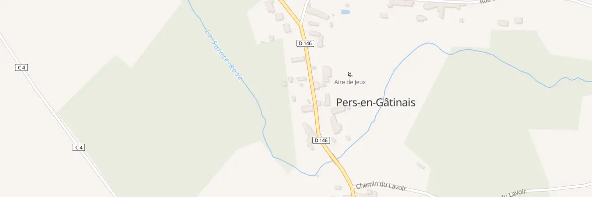 Plan du 10 Rue de la Sainte Rose à Pers-en-Gâtinais