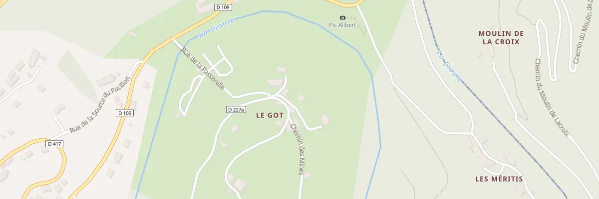 Plan du 5201 Le Got à Châteauneuf-les-Bains