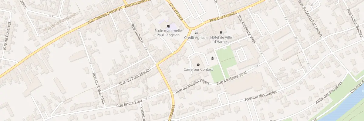 Plan du 17 Rue des Fusillés à Harnes