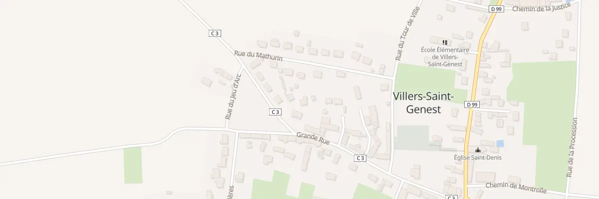 Plan du 18 Gr Grande Rue à Villers-Saint-Genest