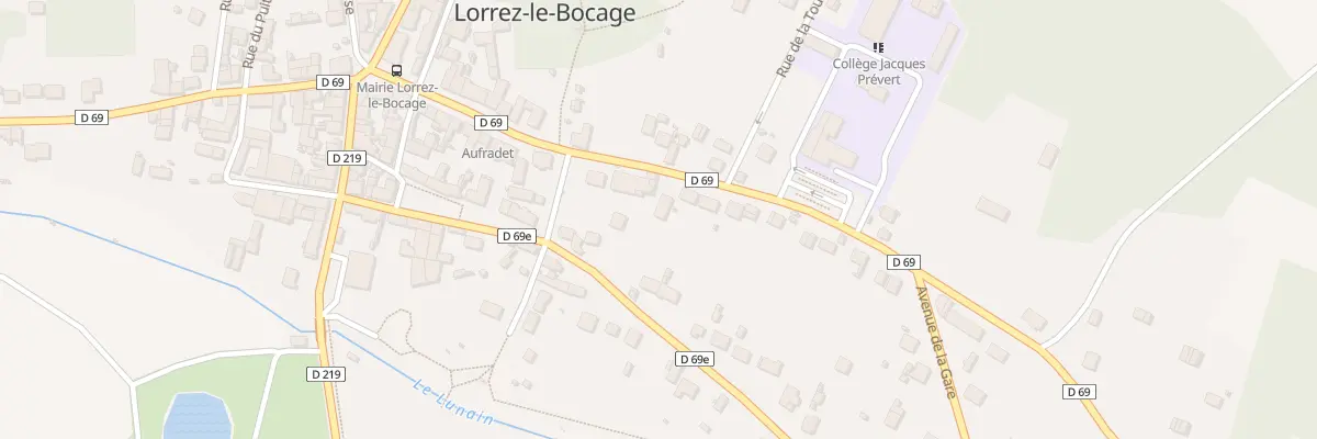 Plan du 5097 Rue Emile Bru à Lorrez-le-Bocage-Préaux