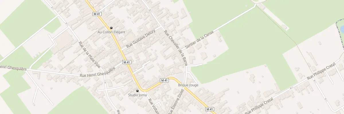 Plan du 93 Rue du Chevalier de la Barre à Sainghin-en-Weppes