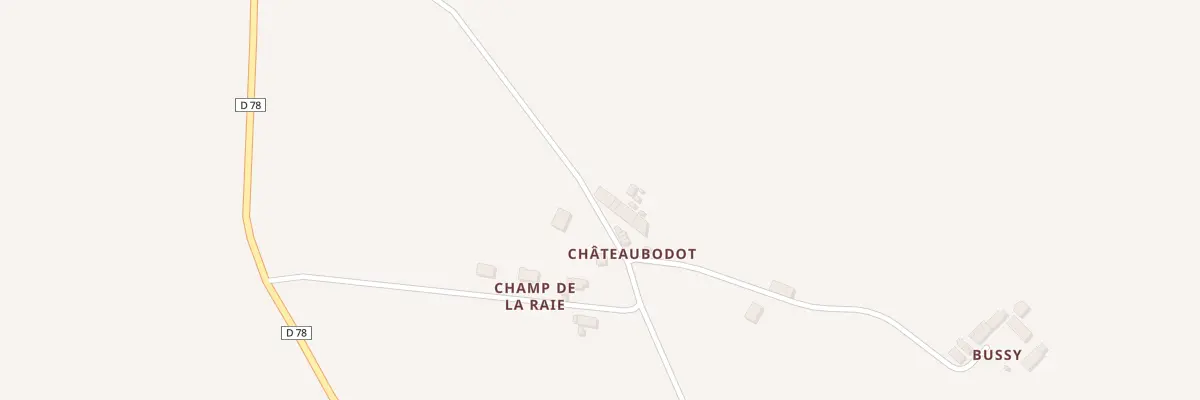 Plan du 207 Chateaubodot à Germigny-l’Exempt