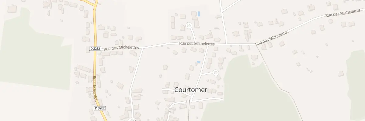 Plan du 18 Rue des Michelettes à Courtomer