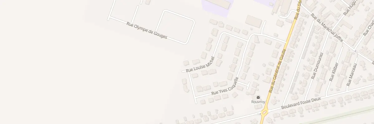 Plan du 201 Rue Louise Michel à Rouvroy