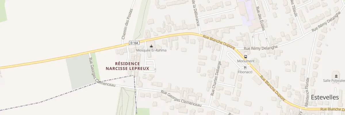 Plan du 29 Rue Blanche Dupont à Estevelles