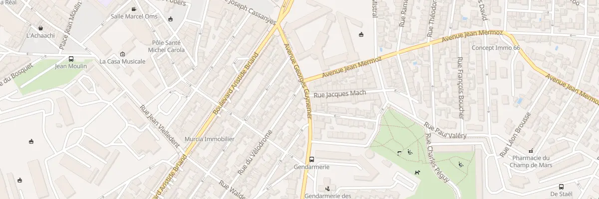 Plan du 20 Av Guynemer à Perpignan