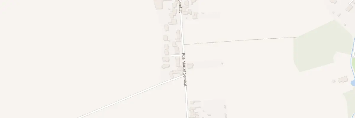 Plan du 703 Rue Marcel Sembat à Sainghin-en-Weppes