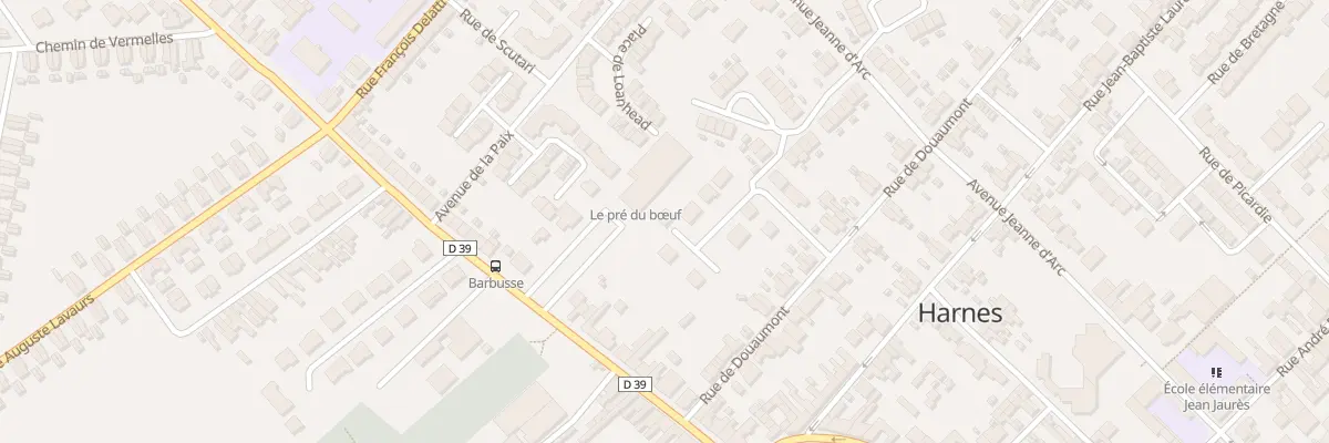Plan du 11 Rue du Petit Bois à Harnes