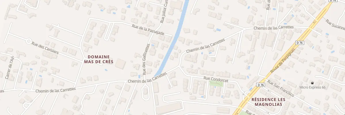 Plan du 40 Che de Las Carrettes à Pia