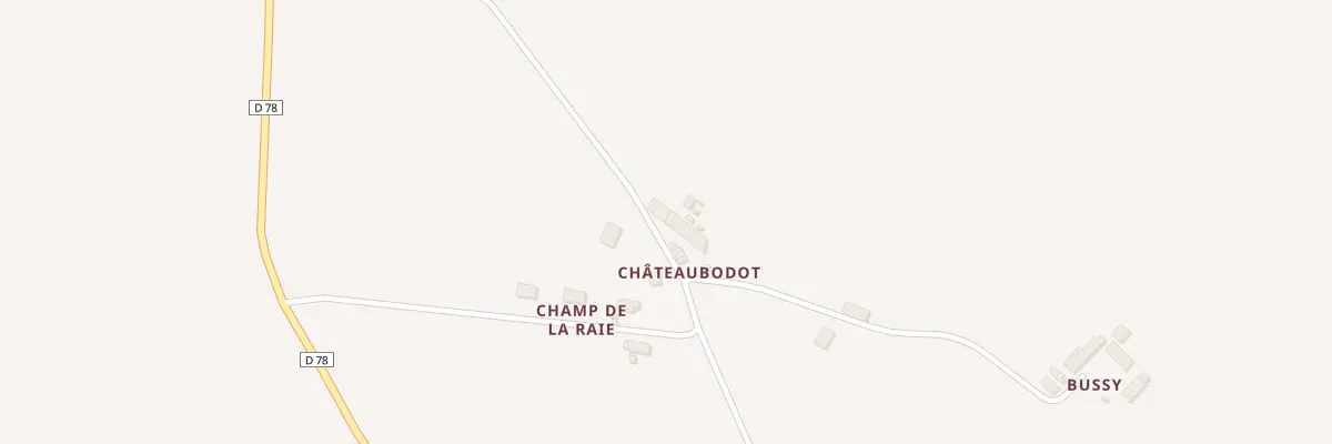 Plan du 208 Chateaubodot à Germigny-l’Exempt