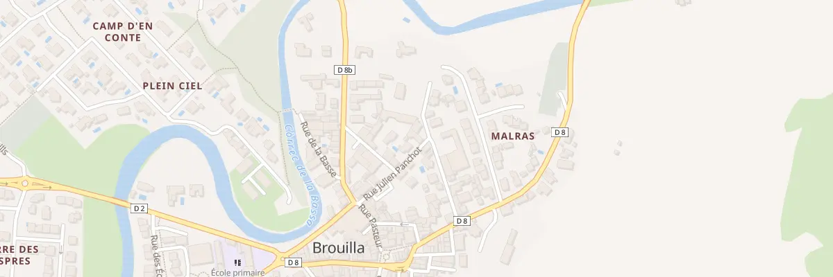 Plan du 17 Rue Julien Panchot à Brouilla