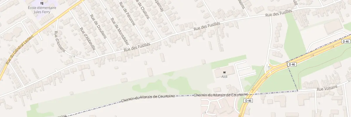 Plan du 127 Rue des Fusillés à Fouquières-lès-Lens
