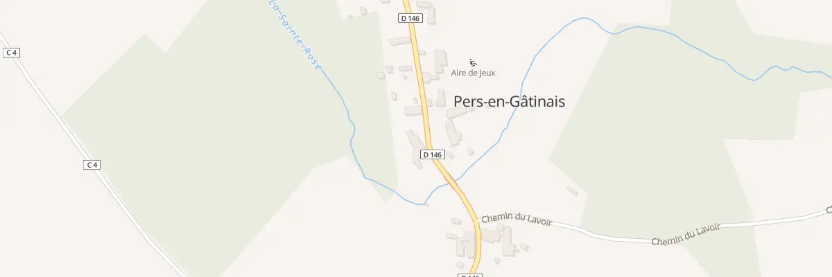 Plan du 12 Rue de la Sainte Rose à Pers-en-Gâtinais
