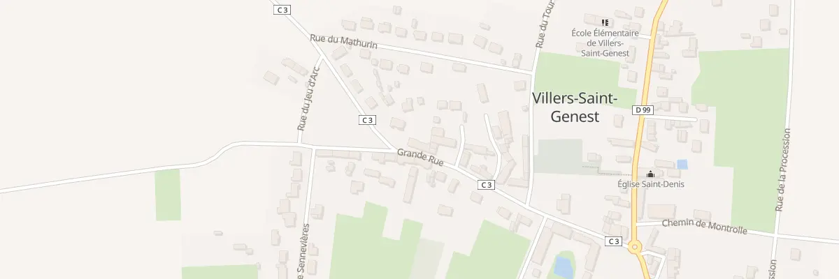 Plan du 14 Gr Grande Rue à Villers-Saint-Genest