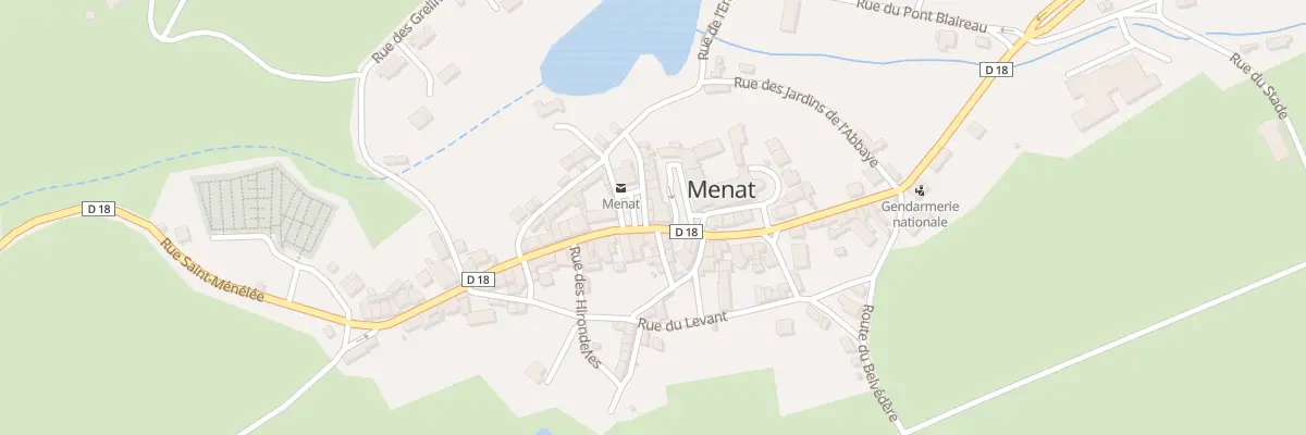 Plan du 5173 Le Bourg à Menat