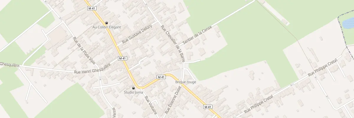 Plan du 99 Rue du Chevalier de la Barre à Sainghin-en-Weppes
