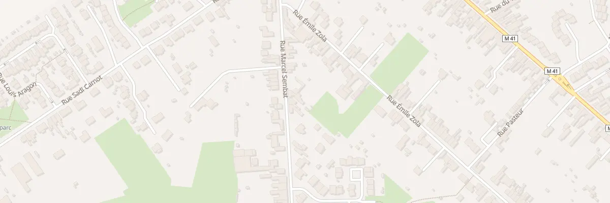 Plan du 250 Rue Marcel Sembat à Sainghin-en-Weppes