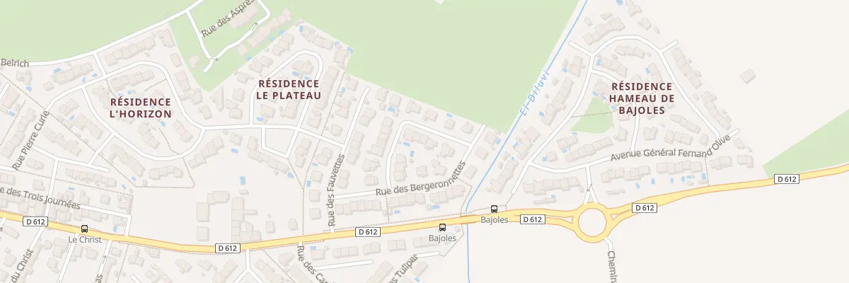 Plan du 9 Rue des Hirondelles à Bages